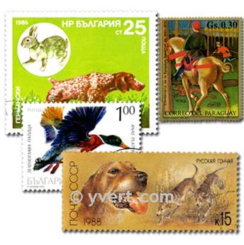 CAÇA: lote de 50 selos