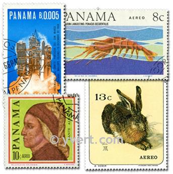 PANAMÁ : lote de 100 selos