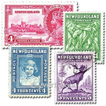 TERRE NEUVE : pochette de 25 timbres (Oblitérés)