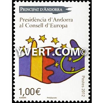n° 731 -  Timbre Andorre Poste