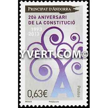 n° 736 -  Selo Andorra Correios