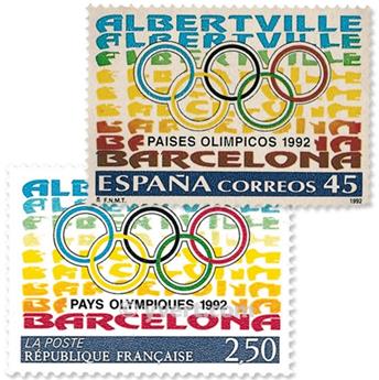 1992 - Joint issue-France-Spain-(mounts)