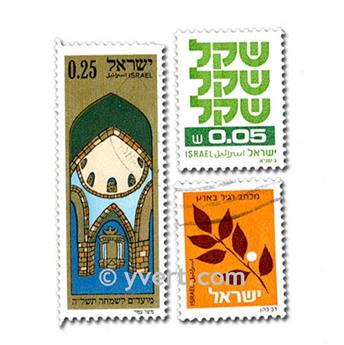 ISRAEL : pochette de 300 timbres (Oblitérés)