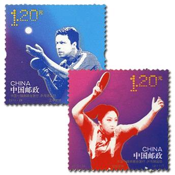 nr 5080/5081 -  Stamp China Mail