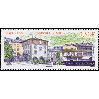 nr 738 -Stamp Andorra Mail