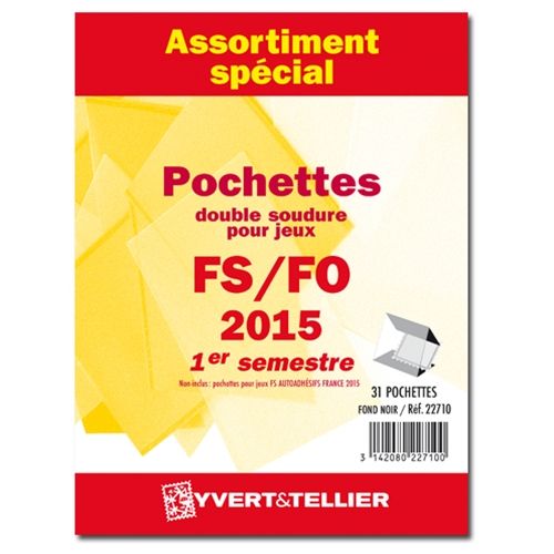 Assortiment de pochettes (double soudure) : 2015-1er semestre Assortiment de pochettes (double soudure) : 2015-1er semestre