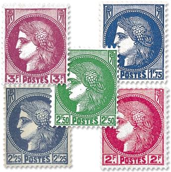 n° 372/376 -  Timbre France Poste