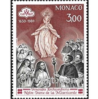 n° 1677 -  Selo Mónaco Correios
