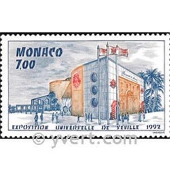 n° 1828 -  Selo Mónaco Correios