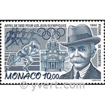 n° 1853 -  Selo Mónaco Correios
