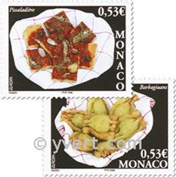 n° 2491/2492 -  Selo Mónaco Correios