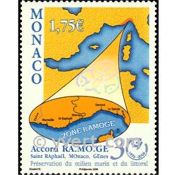 n° 2544 -  Selo Mónaco Correios
