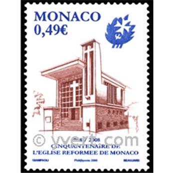 n° 2608 -  Selo Mónaco Correios