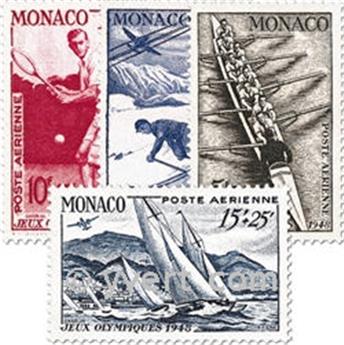 n° 32/35 -  Timbre Monaco Poste aérienne