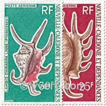 nr. 129/130 -  Stamp New Caledonia Air Mail