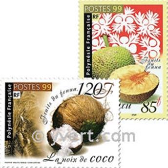 n° 588/589 -  Timbre Polynésie Poste