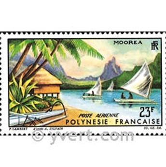 n° 9 -  Selo Polinésia Correio aéreo