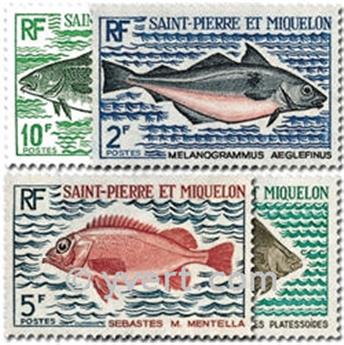 n° 421/424 -  Timbre Saint-Pierre et Miquelon Poste