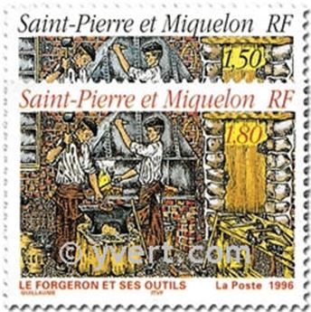 n° 628/629 -  Selo São Pedro e Miquelão Correios