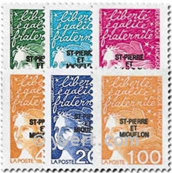 nr. 663/668 -  Stamp Saint-Pierre et Miquelon Mail