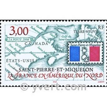 n.o 680 -  Sello San Pedro y Miquelón Correos
