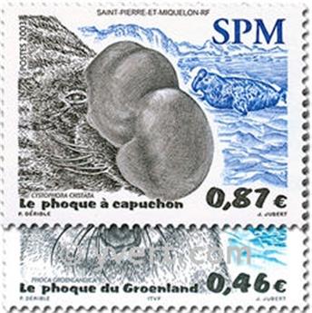 n.o 789/790 -  Sello San Pedro y Miquelón Correos