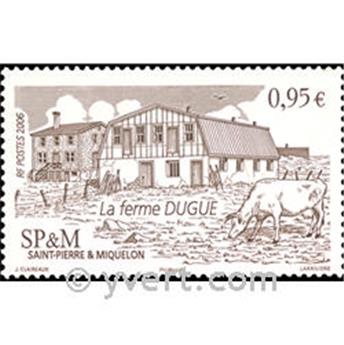 n.o 875 -  Sello San Pedro y Miquelón Correos