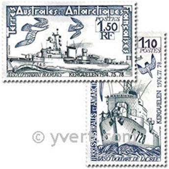 n.o 79 / 80 -  Sello Tierras Australes y Antárticas Francesas Correos