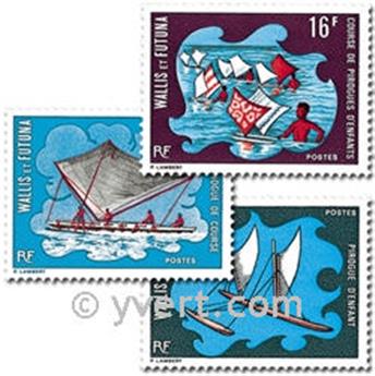 n.o 182/184 -  Sello Wallis y Futuna Correos