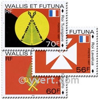n.o 498/500 -  Sello Wallis y Futuna Correos