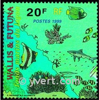n.o 8 -  Sello Wallis y Futuna Bloque y hojitas