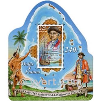 n.o 22 -  Sello Wallis y Futuna Bloque y hojitas
