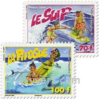 n° 876/877 -  Timbre Polynésie Poste