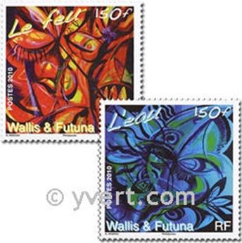 n° 742/743 -  Timbre Wallis et Futuna Poste